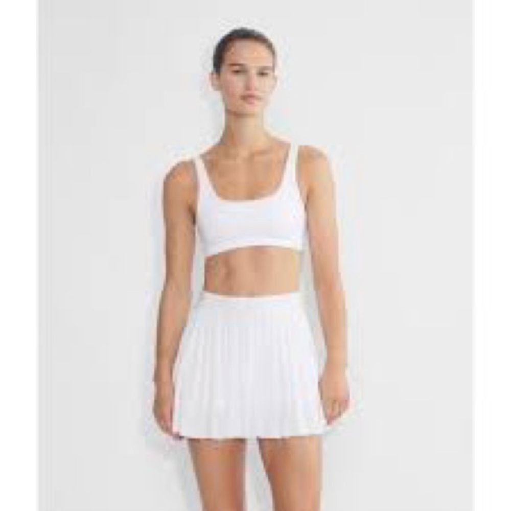 Aritzia Golden Tennis Skirt